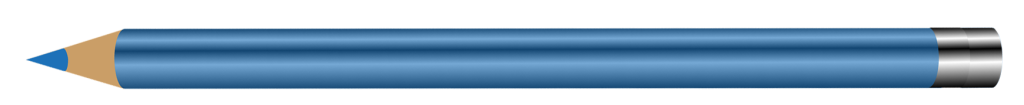 blue colored pencil