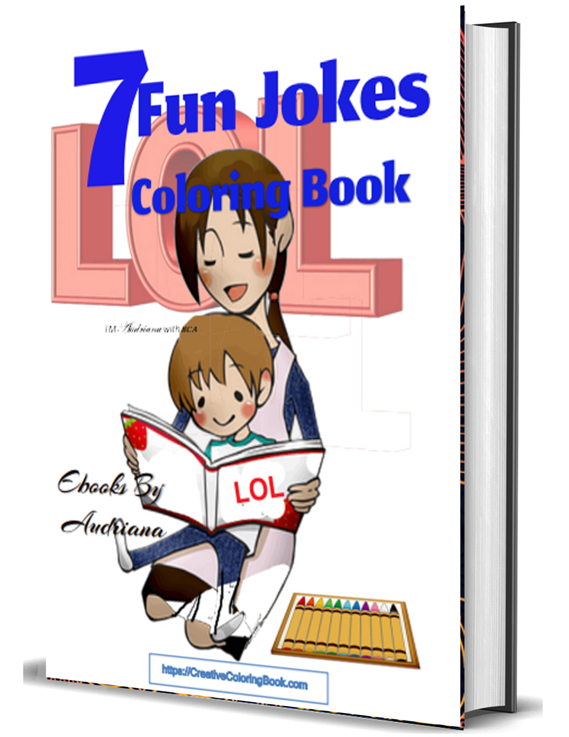 7 fun jokes coloring book