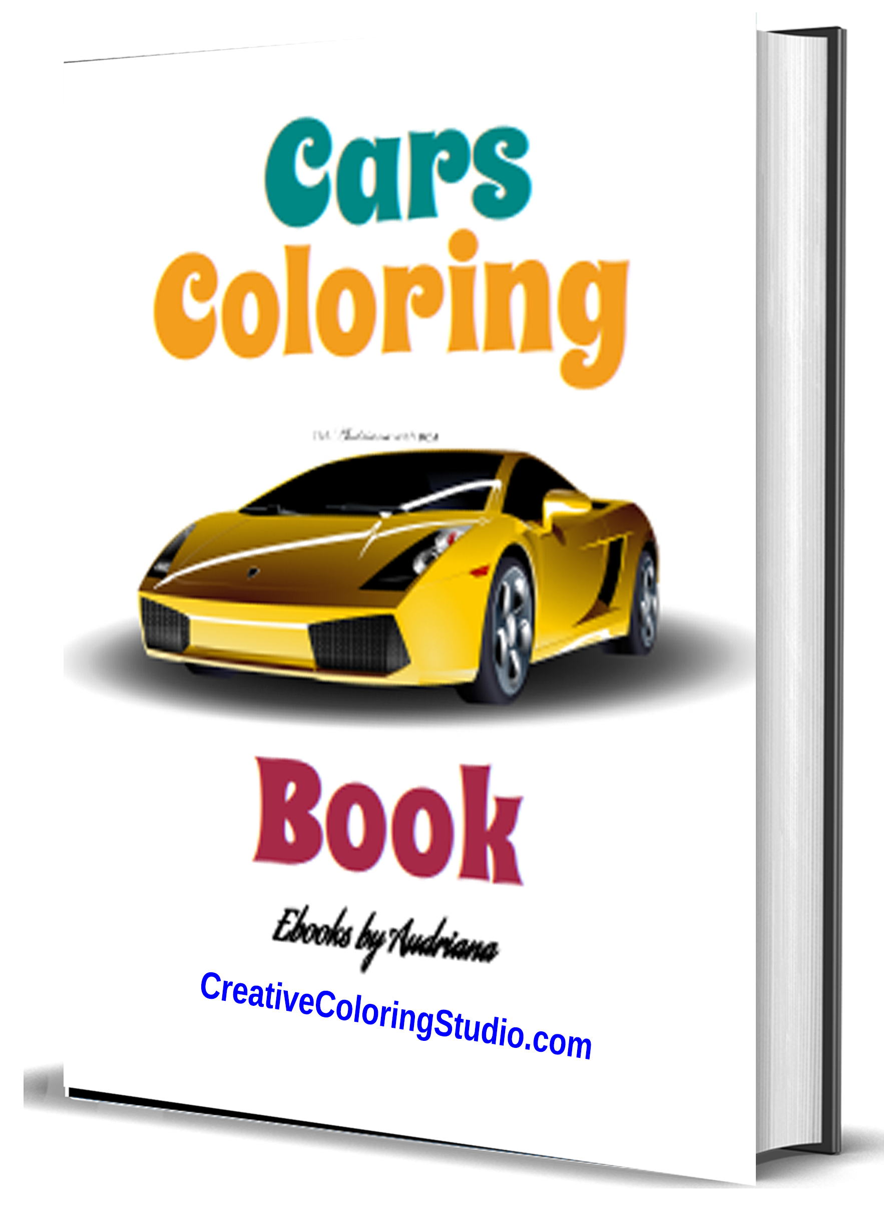 Cars Coloring Book for Adults