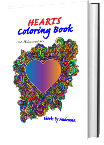 Hearts Coloring Book for Adults