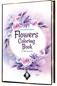 flowers coloring book