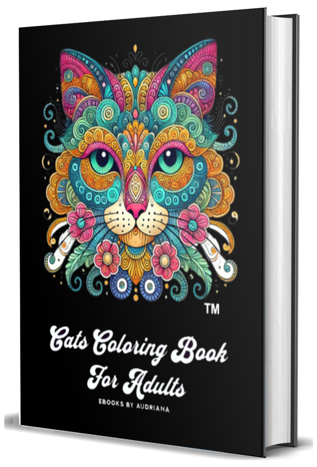 cats coloring book cover