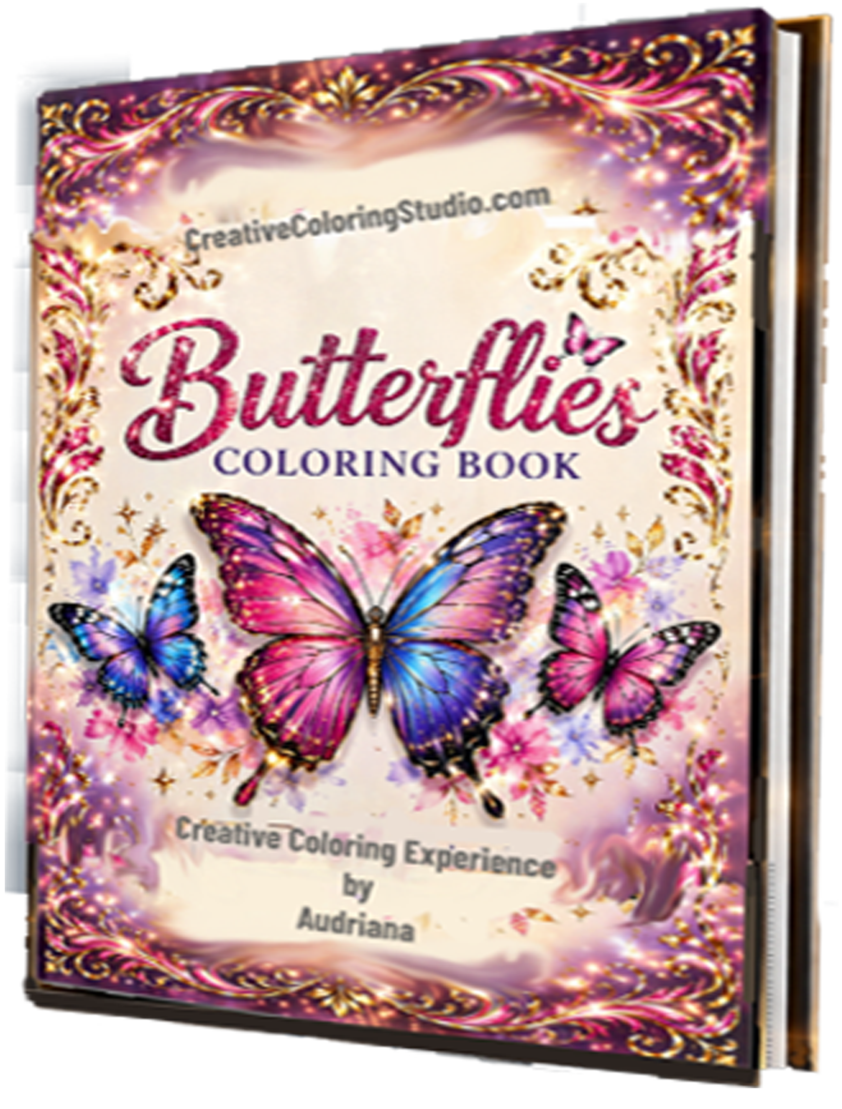 butterflies coloring book