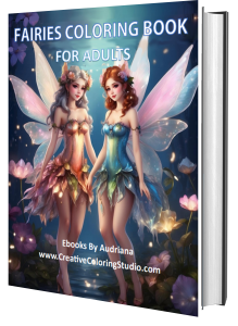 fairies coloring book for adults