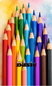 basic colored pencils